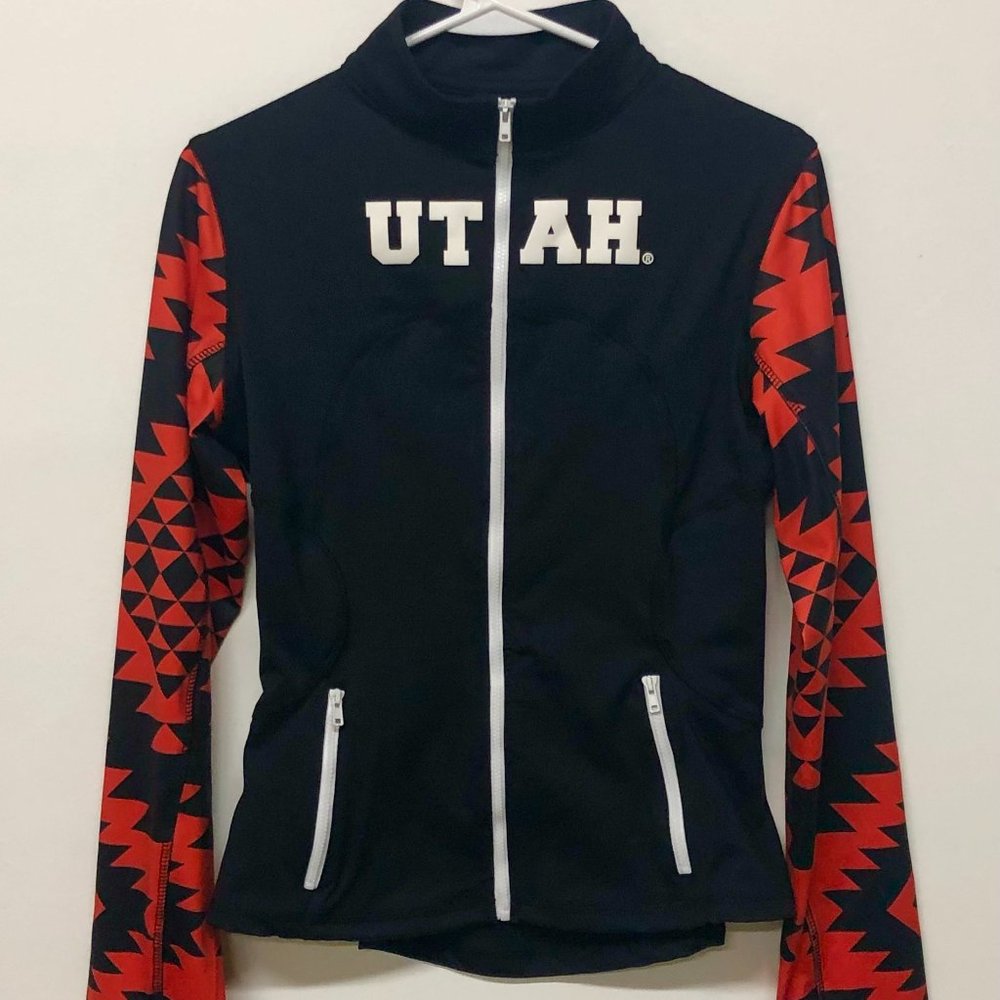 Utah Utes Women’s Full Zip Yoga Jacket (Size Small) Only One Ever Made!